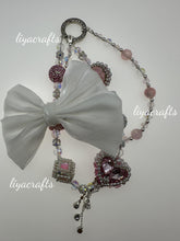 Pink Ribbon Cell Phone Chain