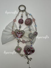 Pink Ribbon Cell Phone Chain